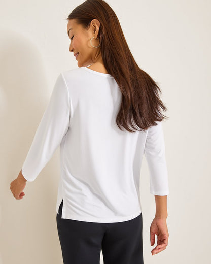 Tommy Bahama Best Price - Kona Isles 3/4-Sleeve Boat-Neck Top