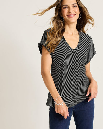 Tommy Bahama Deals - Kauai Tranquil Sea V-Neck T-Shirt