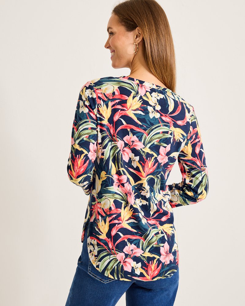 Tommy Bahama Recommended - Ashby Isles Flora Amora 3/4-Sleeve T-Shirt