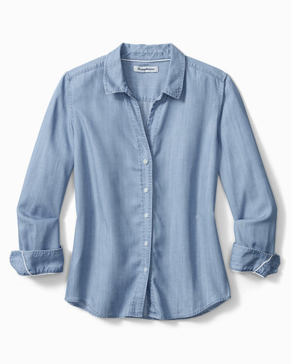 Tommy Bahama Premium - Chambray All Day Long-Sleeve Shirt