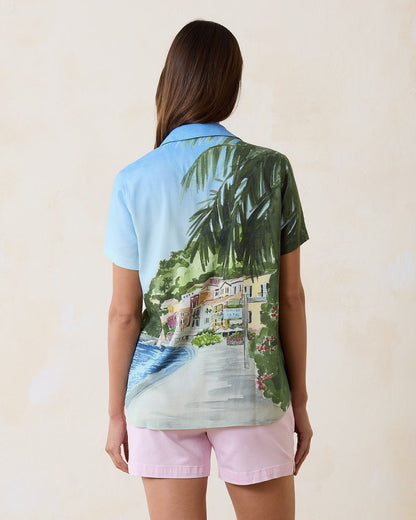 Tommy Bahama Everyday - Disney Coastal Cruisin' Silk Camp Shirt