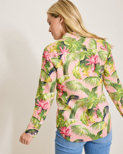Tommy Bahama Exclusive - Coastalina Frond Royal Linen Shirt