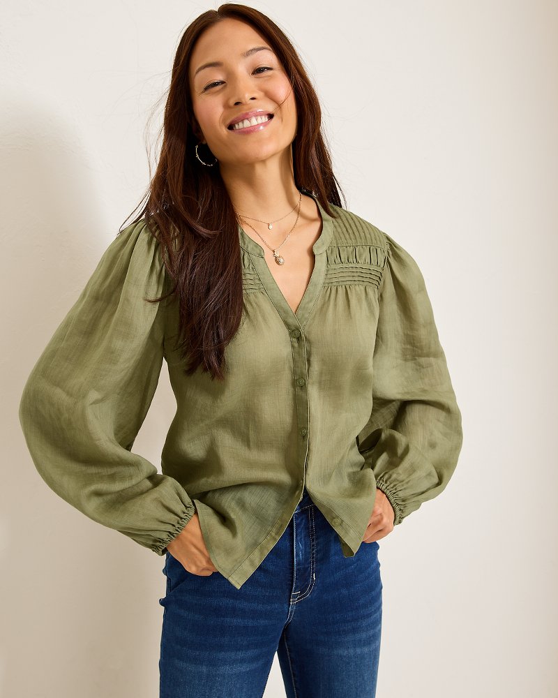 Tommy Bahama Value - Palm Breeze Pintuck Blouse