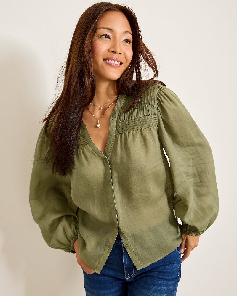 Tommy Bahama Value - Palm Breeze Pintuck Blouse