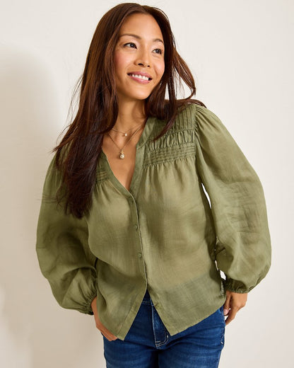Tommy Bahama Value - Palm Breeze Pintuck Blouse