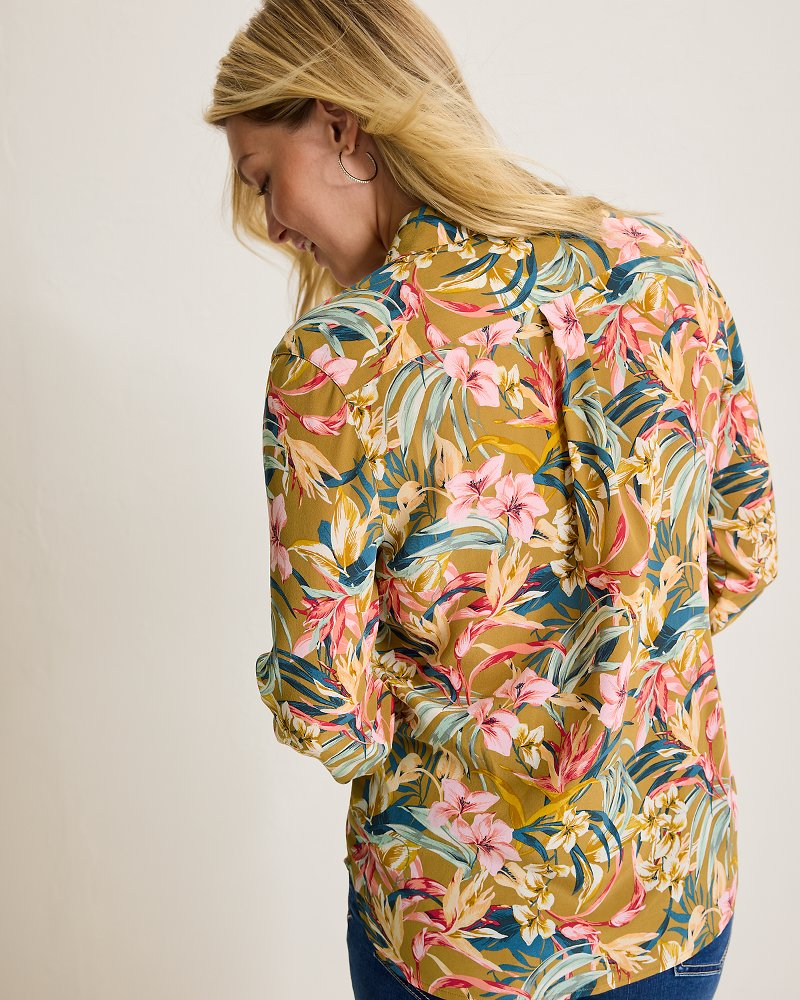 Tommy Bahama Classic - Flora Amora Long-Sleeve Silk Shirt