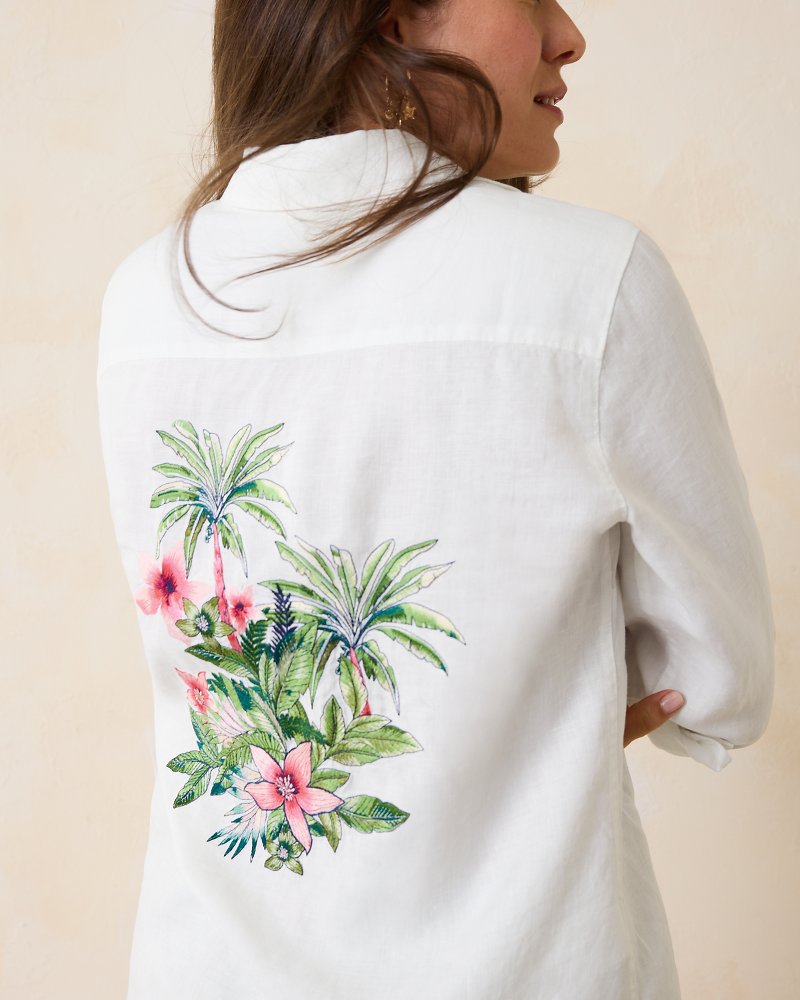 Tommy Bahama Trending - Coastalina Coastal Palms Linen Shirt