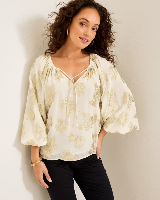 Tommy Bahama Exclusive - Shimmering Shores Peasant Top