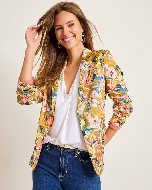 Tommy Bahama Best Seller - Flora Amora Satin Blazer