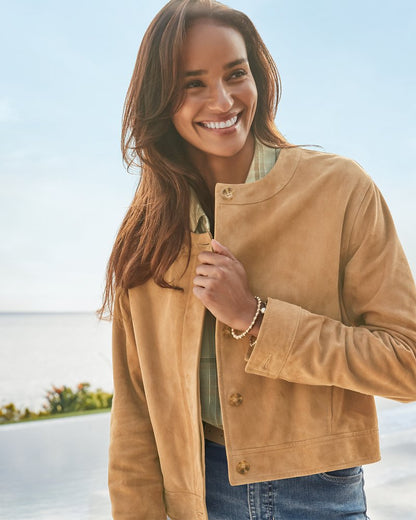 Tommy Bahama Smart Buy - Cropped Suede Jacket