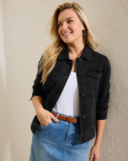 Tommy Bahama Customer Favorite - Black Classic Jean Jacket