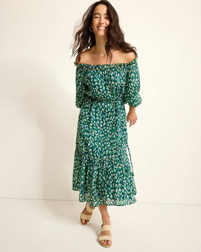 Tommy Bahama Best Price - Jeweled Jaguar Midi Dress