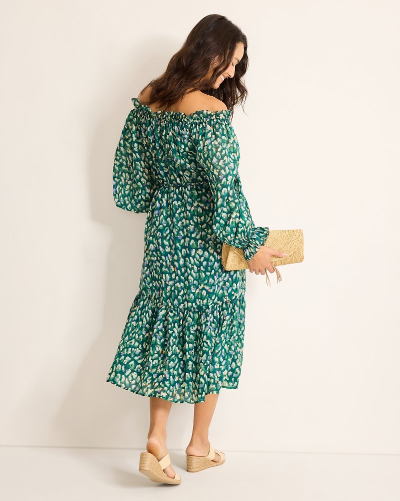 Tommy Bahama Best Price - Jeweled Jaguar Midi Dress