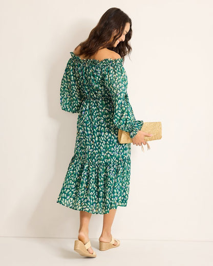 Tommy Bahama Best Price - Jeweled Jaguar Midi Dress