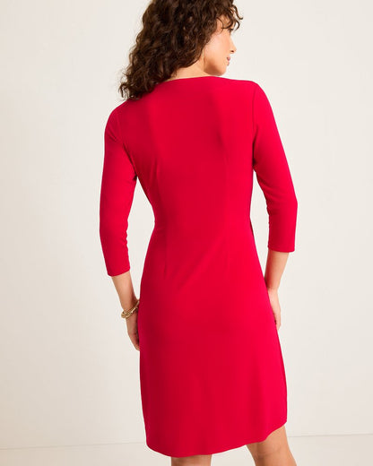 Tommy Bahama Sale - Clara 3/4-Sleeve Faux-Wrap Dress