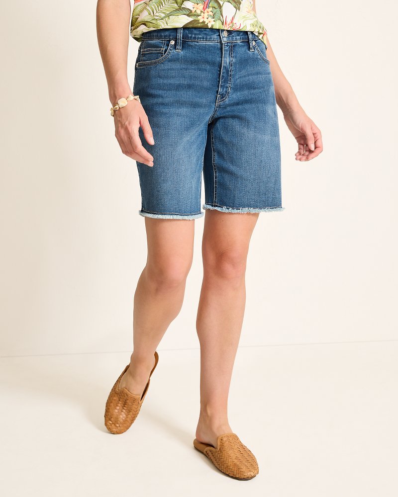 Tommy Bahama Value - Cut-Off Bermuda Denim Shorts