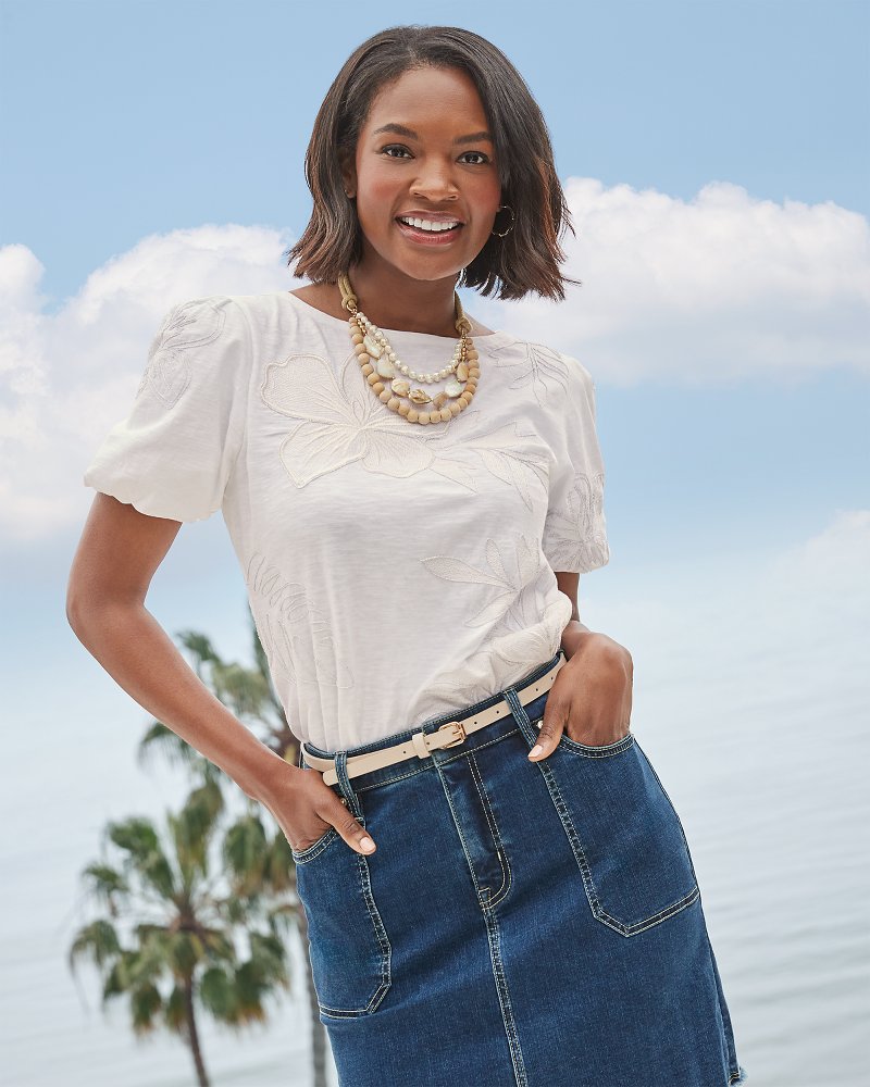 Tommy Bahama Deals - Utility Denim Skirt