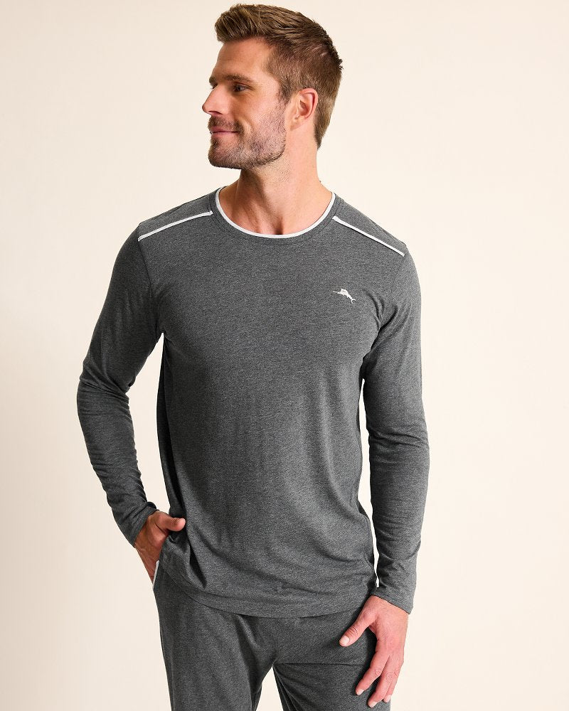 Tommy Bahama Everyday - Big & Tall Jersey Long-Sleeve Crewneck T-Shirt