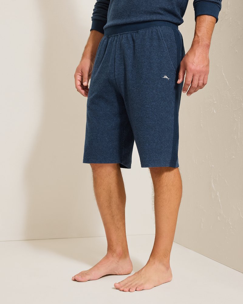 Tommy Bahama Premium - Textured Twill Stripe Pajama Shorts
