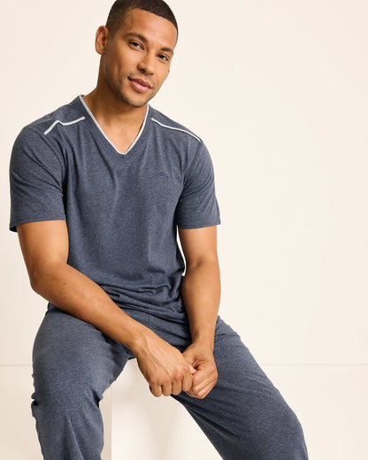 Tommy Bahama Trusted - Big & Tall Jersey Short-Sleeve V-Neck T-Shirt