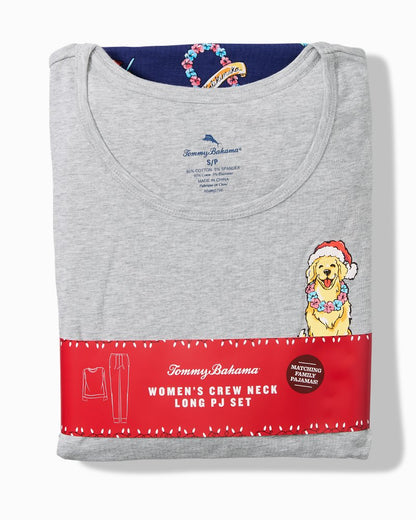 Tommy Bahama Latest - Holiday Dog Long Sleeve & Pants Family Pajama Set