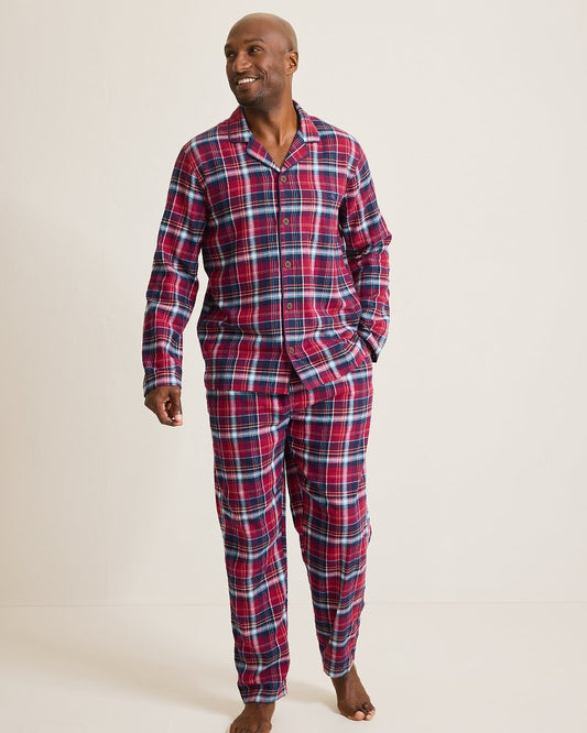 Tommy Bahama Special Offer - Flannel Long Sleeve & Pants Pajama Set