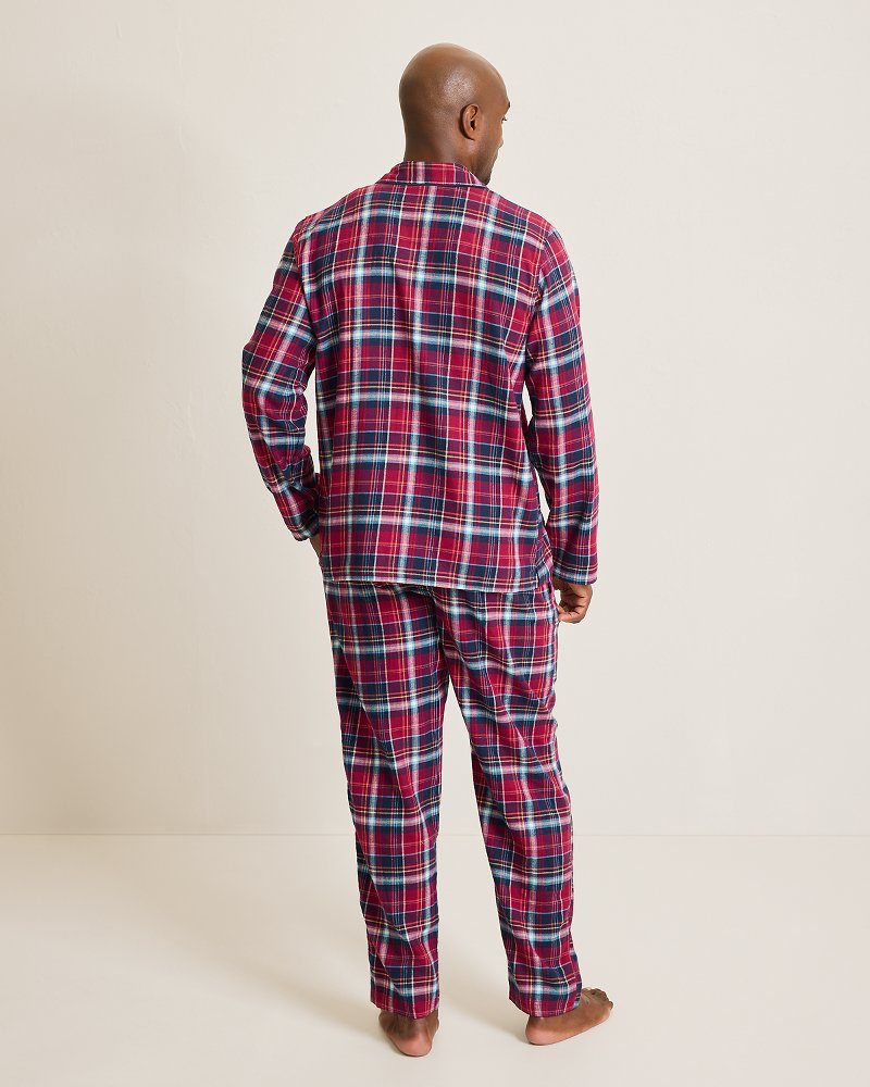 Tommy Bahama Special Offer - Flannel Long Sleeve & Pants Pajama Set
