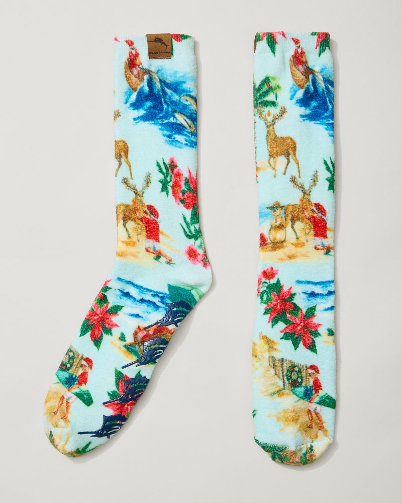 Tommy Bahama Hot Sale - Island Soft® Holiday Santa Socks