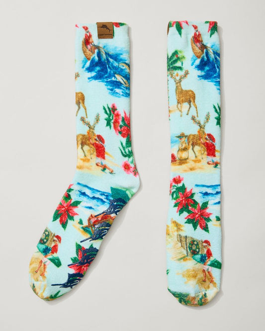 Tommy Bahama Hot Sale - Island Soft® Holiday Santa Socks