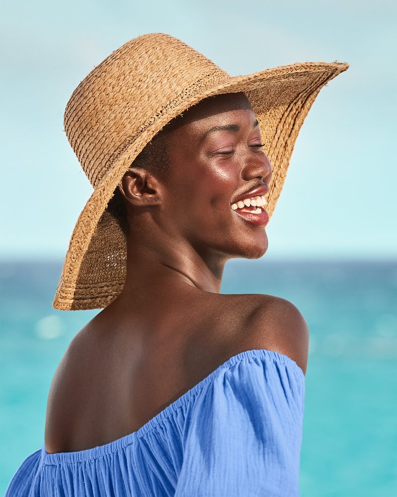 Tommy Bahama Trusted - Raffia Braided Floppy Hat