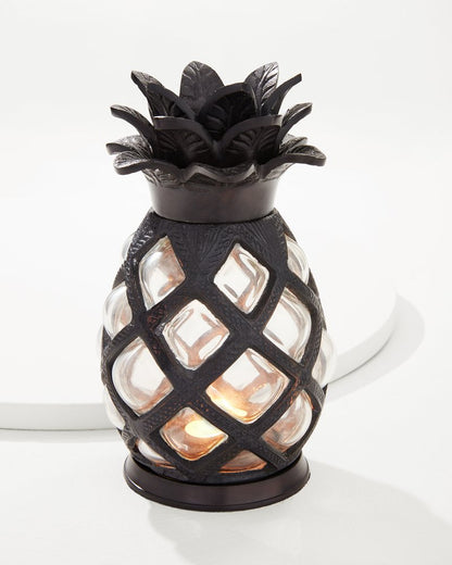 Tommy Bahama Trending - Large Glass Pineapple Votive Holder