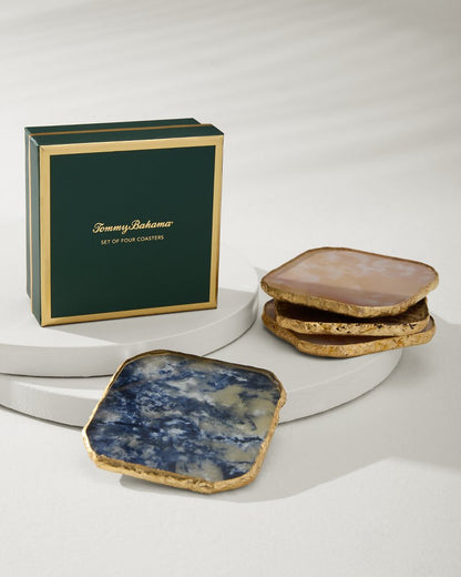 Tommy Bahama Trending - Agate Coasters — Set of 4