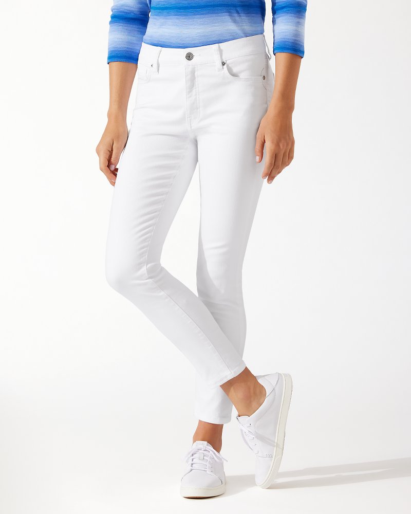 Tommy Bahama Everyday - Ella Twill High-Rise Ankle Jeans