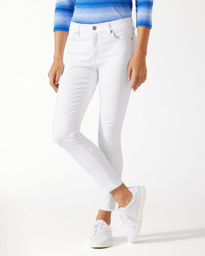 Tommy Bahama Everyday - Ella Twill High-Rise Ankle Jeans