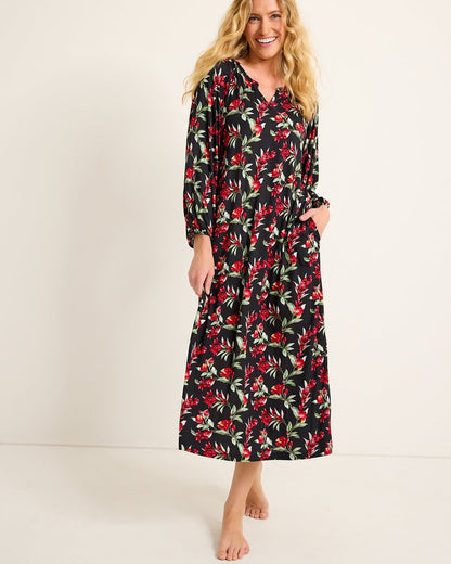 Tommy Bahama Value - Jersey Long-Sleeve Maxi Sleep Dress