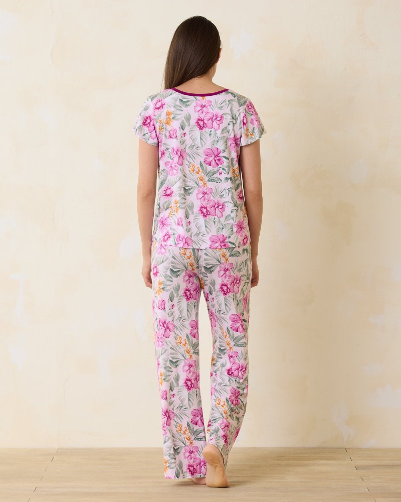 Tommy Bahama Recommended - Jersey Short Sleeve & Pants Pajama Set