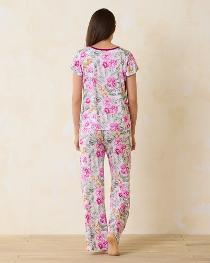 Tommy Bahama Recommended - Jersey Short Sleeve & Pants Pajama Set